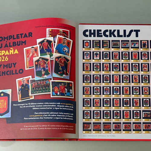 Panini Family Espana 2026 σκληρόδετο άλμπουμ αυτοκόλλητων καινούργιο