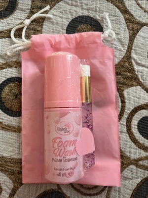 Elizabeth Lashes Foam Wash 40ml new with brush