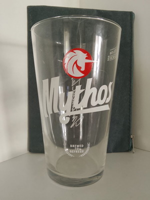 Γυάλινα ποτήρια Mythos σαν καινούργια, πακέτο 5