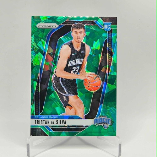 Panini Prizm Tristan Da Silva Green Cracked Ice card like new