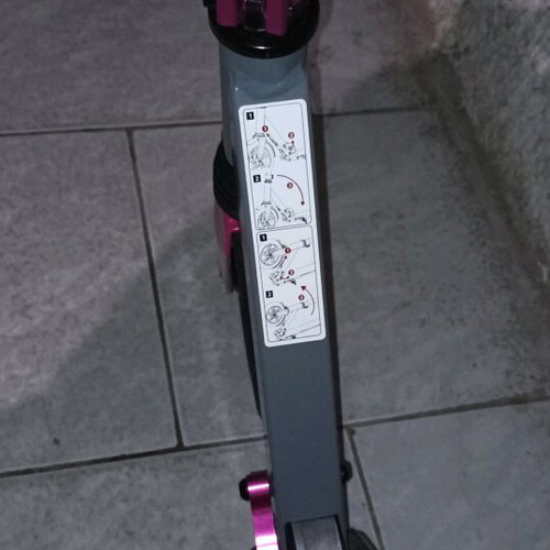 Crivit Town Scooter kids scooter used with adjustable handlebar and suspension