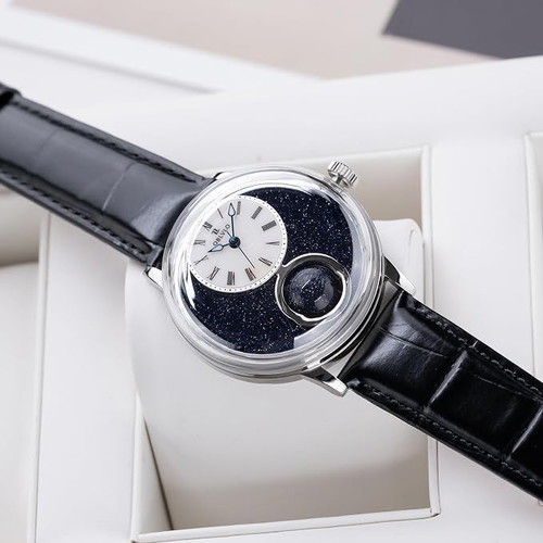 Oblvlo Retro Automatic Watch with Miyota Movement Starry Sky