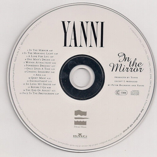 Yanni In The Mirror CD used, electronic