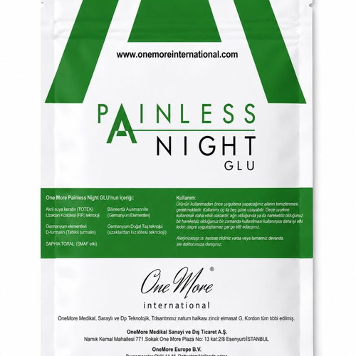 One More Painless Night GLU pain relief patches new, 24 pcs