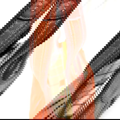 Coach оранжева кожена чанта за рамо употребявана