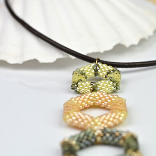 Gorska Svetlina Necklace custom made with leather cord