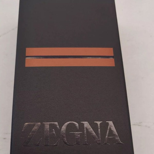 Zegna sunglasses case new black with card, cloth and box