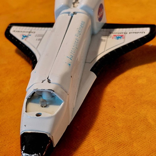 Vintage Space Shuttle Discovery toy, NASA aerospace