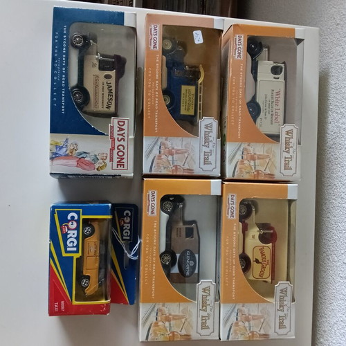 Whisky Cars set of 6 different brands, like new