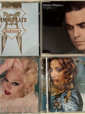 Pop CDs like new, pack with Madonna and Robbie Williams
