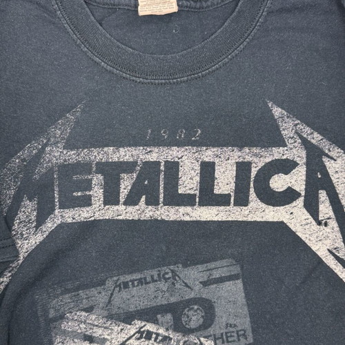 Metallica official t-shirt no life ‘till leather size S used black