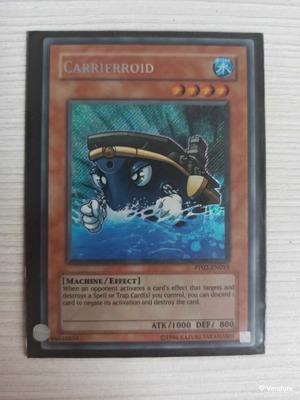 Carrierroid Yu-Gi-Oh! Secret Rare μεταχειρισμένο