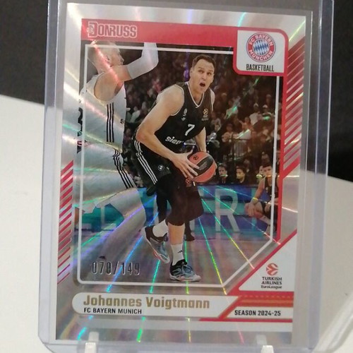 Johannes Voigtmann 2024-25 Panini Donruss Euroleague card like new