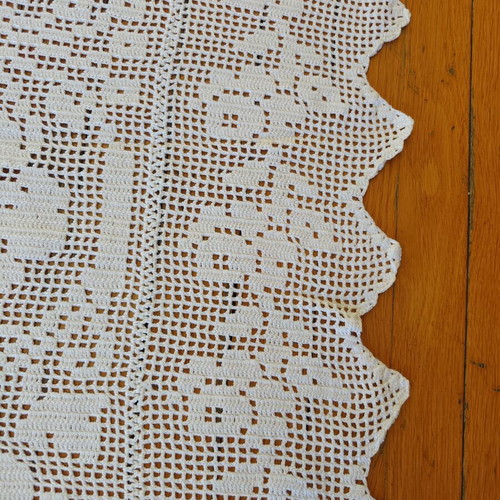 Handmade blanket 170x200 like new