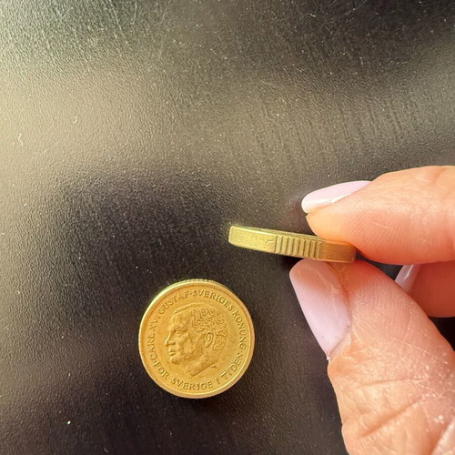 Swedish collectible coins like new, set of 2 pieces