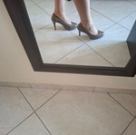 Stefania leather high heels beige-brown new, size 39