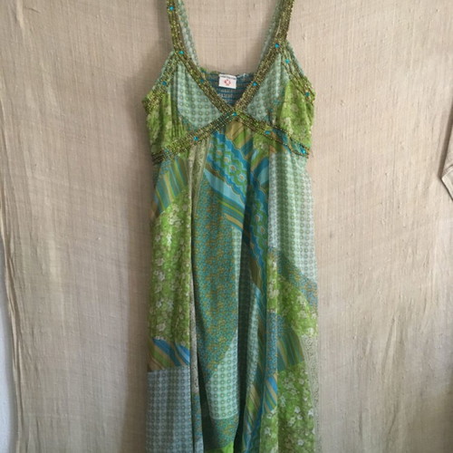 Y2K fairy midi dress with beads, Indian emporium, size M