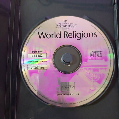 Encyclopedia Britannica World Religions PC used