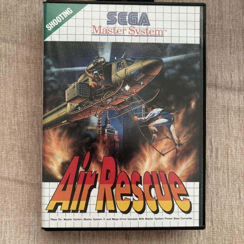 Air Rescue SEGA Master System complete