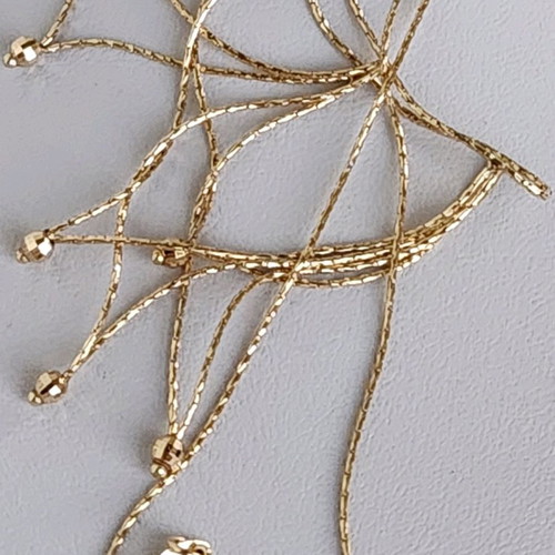 Gold necklace 14 carat used, length 42cm