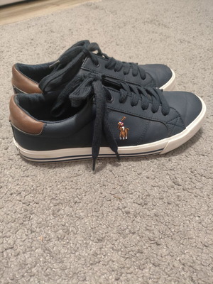 Παιδικά παπούτσια Polo Ralph Lauren casual σαν καινούργια, νούμερο 36, μπλε και καφέ