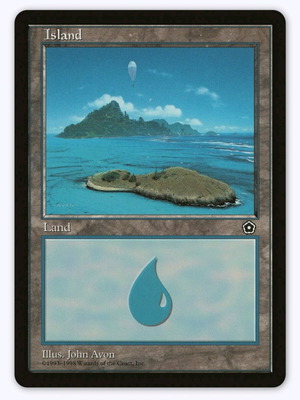 Basic Land Island Portal Second Age μεταχειρισμένο, πακέτο 20 Magic MTG