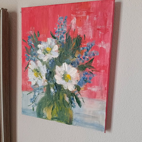 Handmade canvas artwork new 30×24 with acrylics