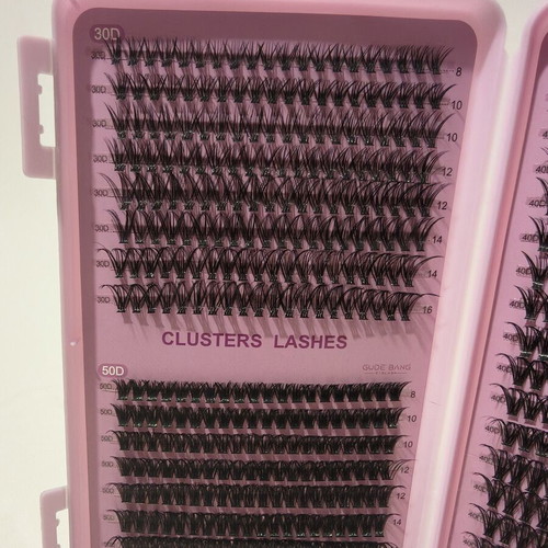 Eyelash cluster set 640 pcs