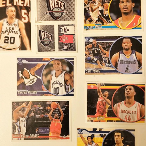 NBA Sticker Album 2010 collectible stickers used