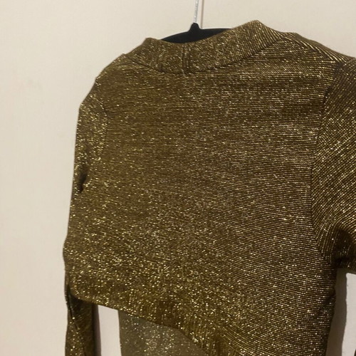 Top and bolero used, gold, size Small BeYou