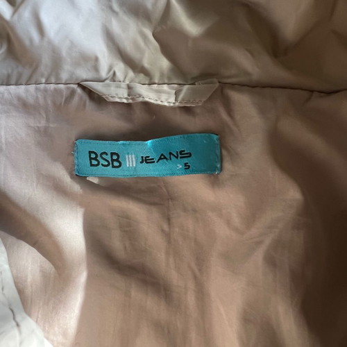 Γυναικείο πουπουλένιο μπουφάν BSB μεταχειρισμένο, μπεζ, μέγεθος S
