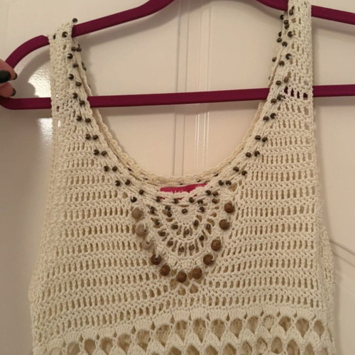 Bsb knitted dress used, beige, size S