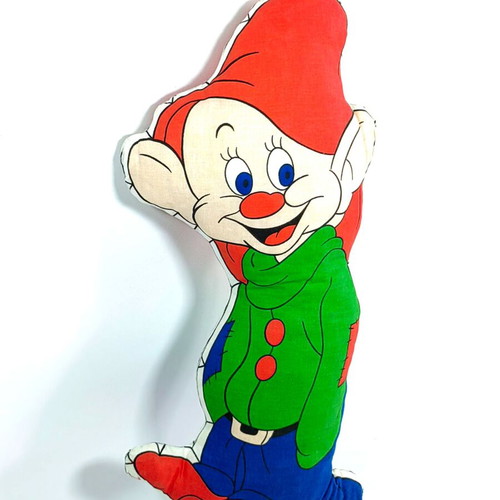 Dopey Plush Pillow 19 inches vintage, like new