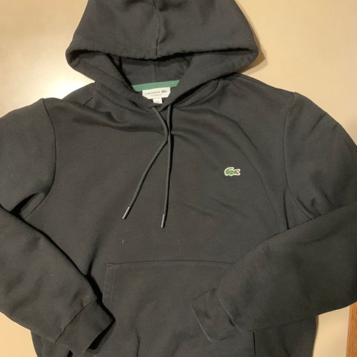 Lacoste Hoodie καινούργιο, μέγεθος M, μαύρο