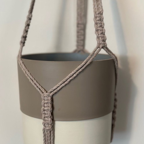 Macrame for hanging plant pot new handmade