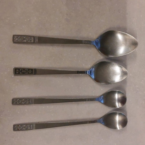 Cutlery set stainless steel vintage pack of 44 pieces