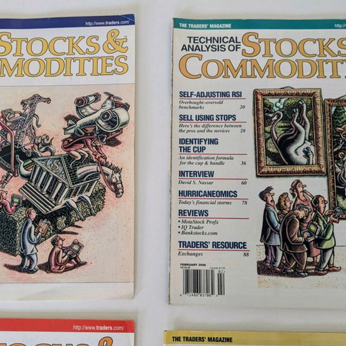 The Traders Magazine used, 13 issues 2005-2006, technical analysis