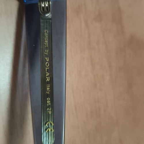 Polar Gold Sunglasses new, gray and blue transparent frame