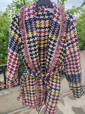 Timiami long colorful cardigan coat new, one size
