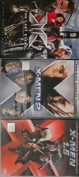 Xmen 1.5,Xmen 2 και Xmen 3 όλες σε ειδικές εκδόσεις Dvd