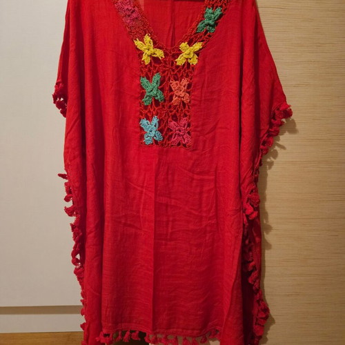 Caftans new, pack of two, blue and red