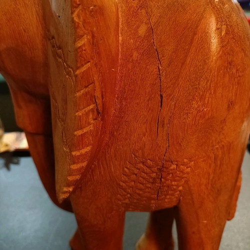Handmade African solid wood vintage '70s made to order with wear