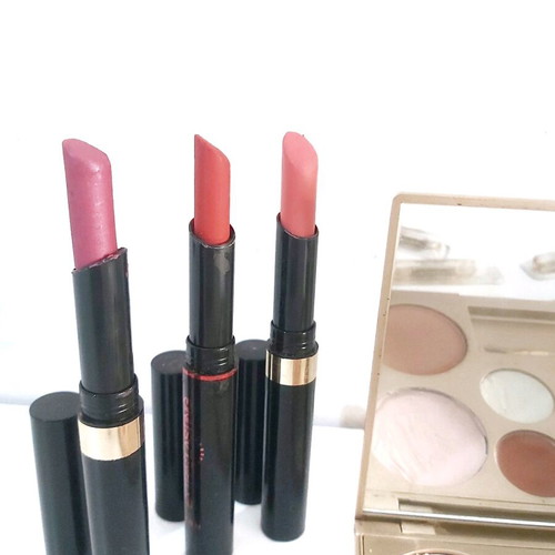 Avon lipsticks and cosmetics used, bundle
