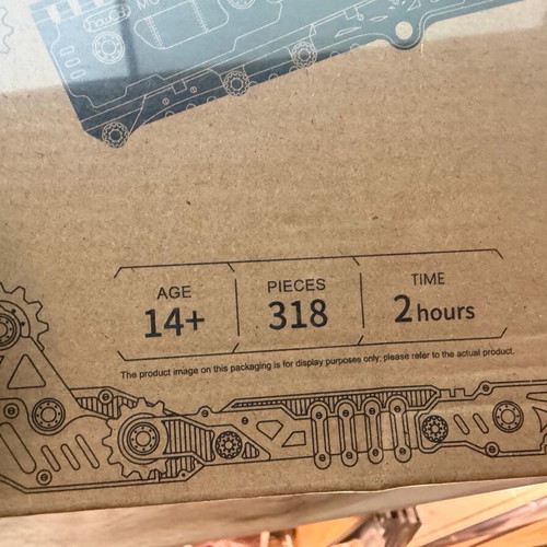 Steam Revolver Puzzle new, 318 pieces, 14+