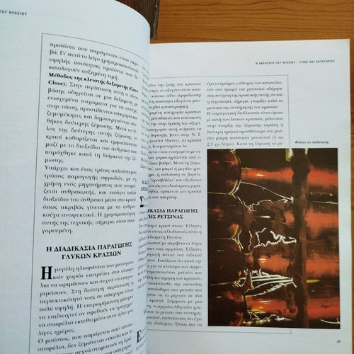The Book of Wine like new, hobby edition in Greek