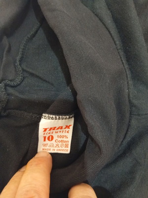 TRAX sweatpants size 10, black