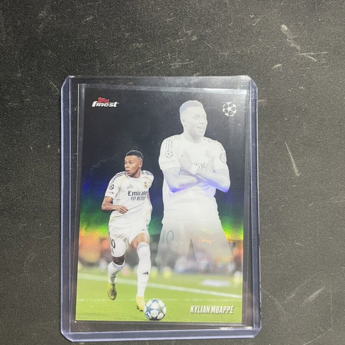 Kylian Mbappe Topps Finest Shadow Play SSP new