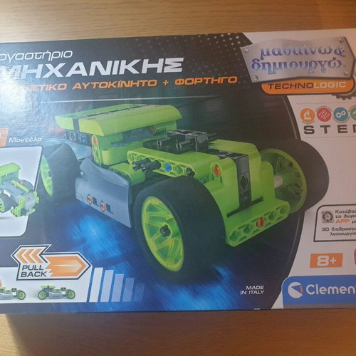 Mechanical workshop racing car and truck like new Clementoni