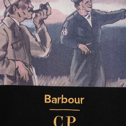 Barbour x C.P. Company Graphic Hoodie new, men's size M