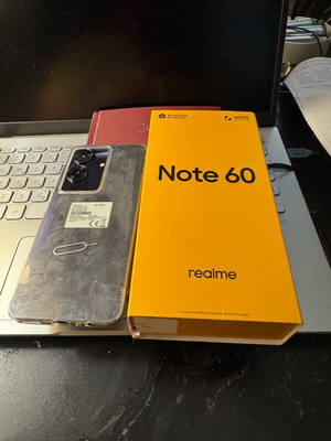 Κινητό Realme Note 60 σαν καινούργιο με 10 μέρες χρήσης, μαύρο, 128GB